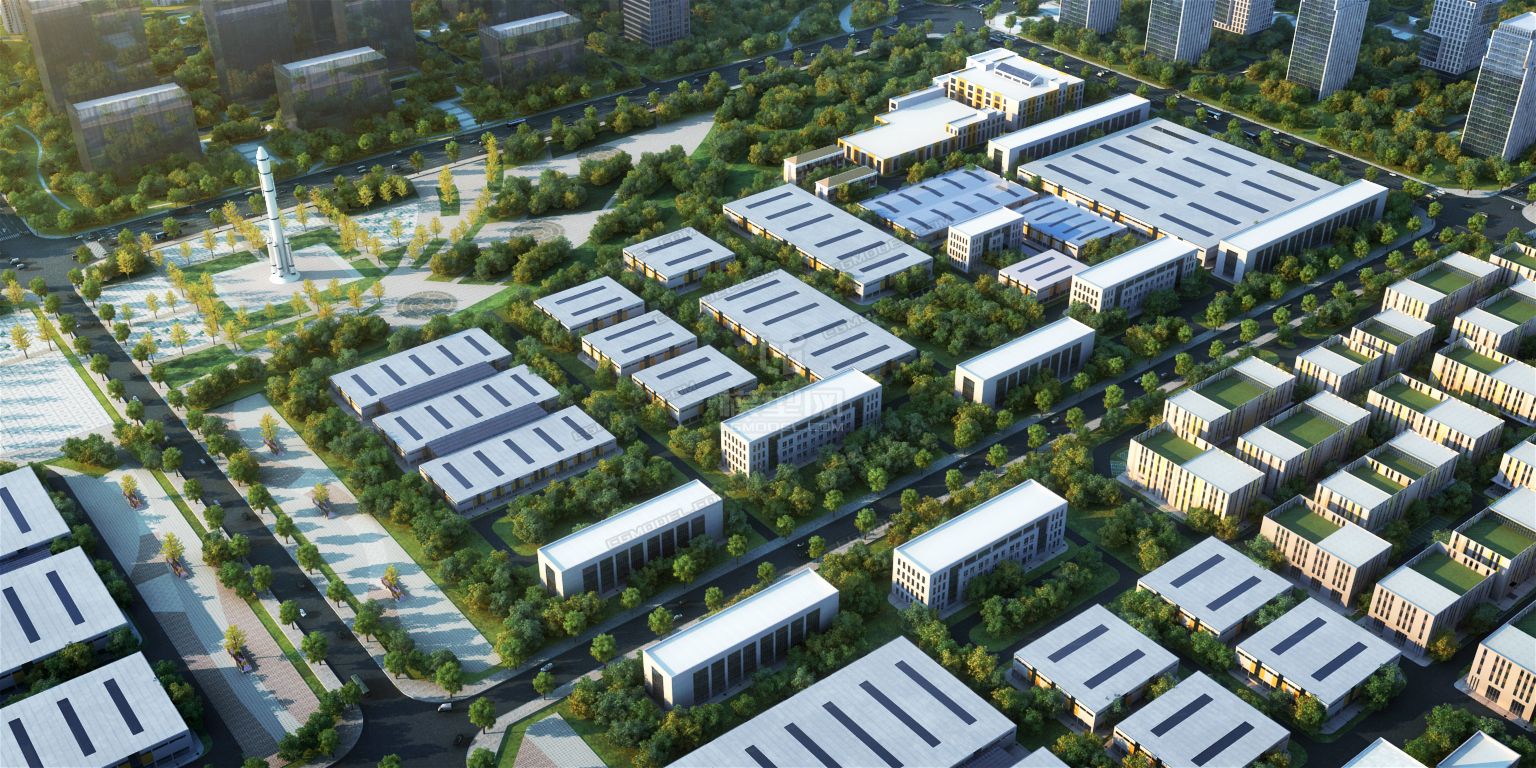 產業園區,高新研發區,規劃區,產業新城,工業廠區,工業園區,科技園區-CG模型網(cgmodel)-專注CG模型