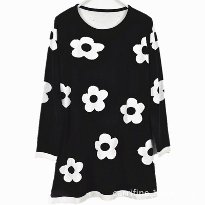 2013秋冬新品寬松撞色大花朵雙層面料中長(zhǎng)款毛衣裙 - 2013秋冬新品寬松撞色大花朵雙層面料中長(zhǎng)款毛衣裙廠家 - 2013秋冬新品寬松撞色大花朵雙層面料中長(zhǎng)款毛衣裙價(jià)格 - 蘇州工業(yè)園區(qū)貴都大廈滿庭樂(lè)飾品店新城分店 - 